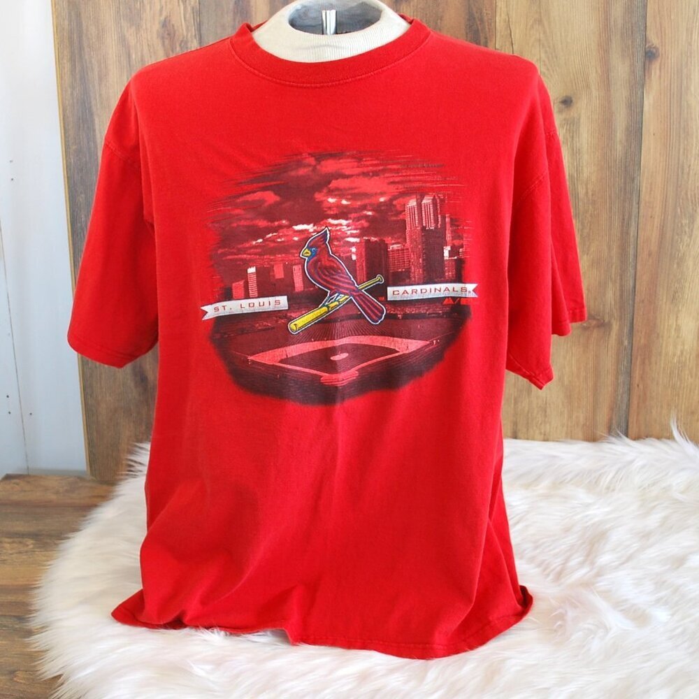 MLB St Louis Cardinals T Shirt Tee Red XL